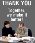 Thank You for Your Feedback!